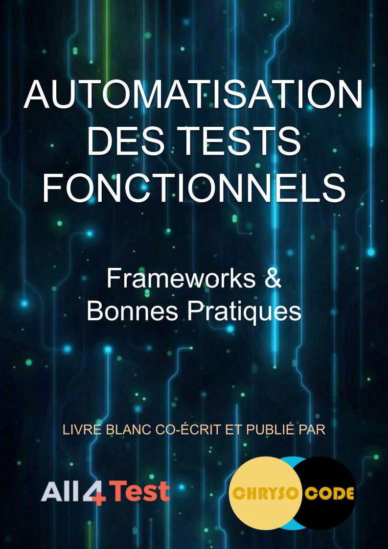 Page de couverture : Automatisation des Tests Fonctionnels, Frameworks & Bonnes Pratiques